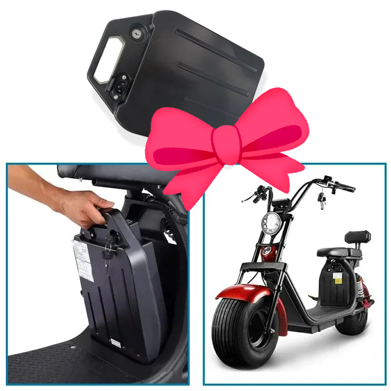 60V 30Ah Electric Scooter Battery - Paket Baterai Li-ion 2000W untuk Harley