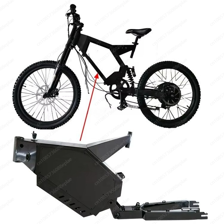 8000W Stealth Bomber Ebike - Rangka Sepeda Listrik Stealth Bomber, Suspensi