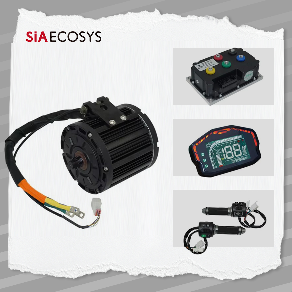Mid Drive Motor Kit 72V 3000W - Kit Motor Konversi Mid Drive dengan