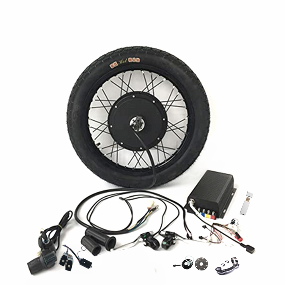 Electric Motorcycle Conversion Kit 72V - Kit Konversi Sepeda Listrik Belakang 150mm