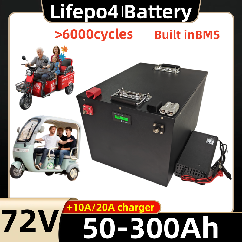 72V 60Ah Lifepo4 Battery Pack - Paket baterai Lithium Lifepo4 72V 50Ah