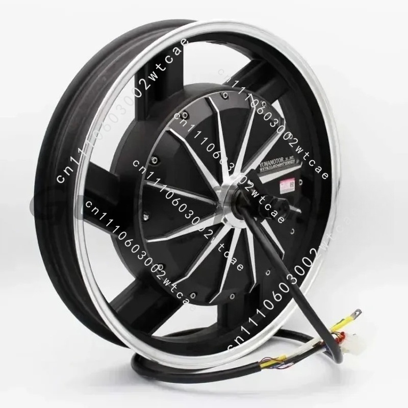 Electric Motorcycle Conversion Kit 72V - Kit konversi motor hub listrik 17