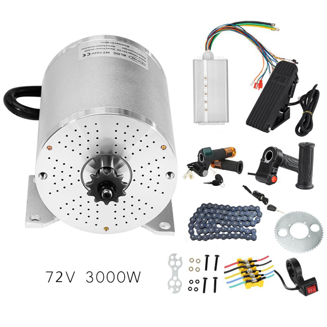 Electric Motorcycle Conversion Kit 72V - Kit Motor Listrik Konversi untuk Sepeda