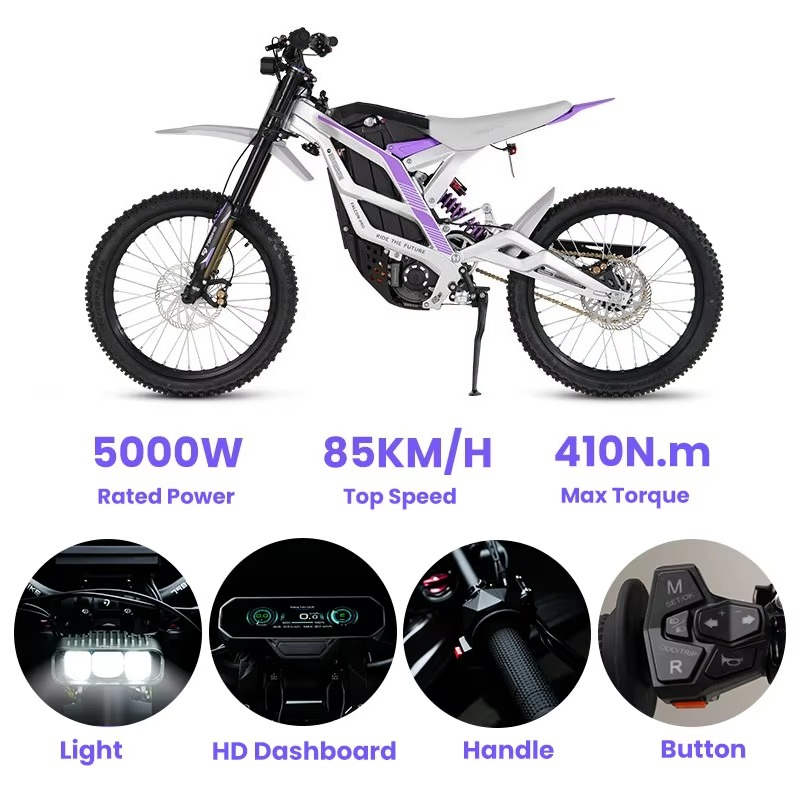 SXLL 79 Sepeda Motor Listrik 7 - 72V 12000W Electric Dirt Bike ulasan dan harga