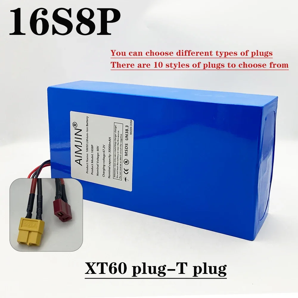 Paket baterai lithium baru 100 - 60V 30Ah Electric Scooter Battery ulasan dan harga