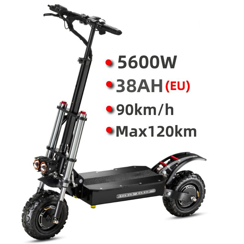 STLF Skuter Listrik Canggih 60 - 60V 5600W Dual Motor Electric Scooter ulasan dan harga