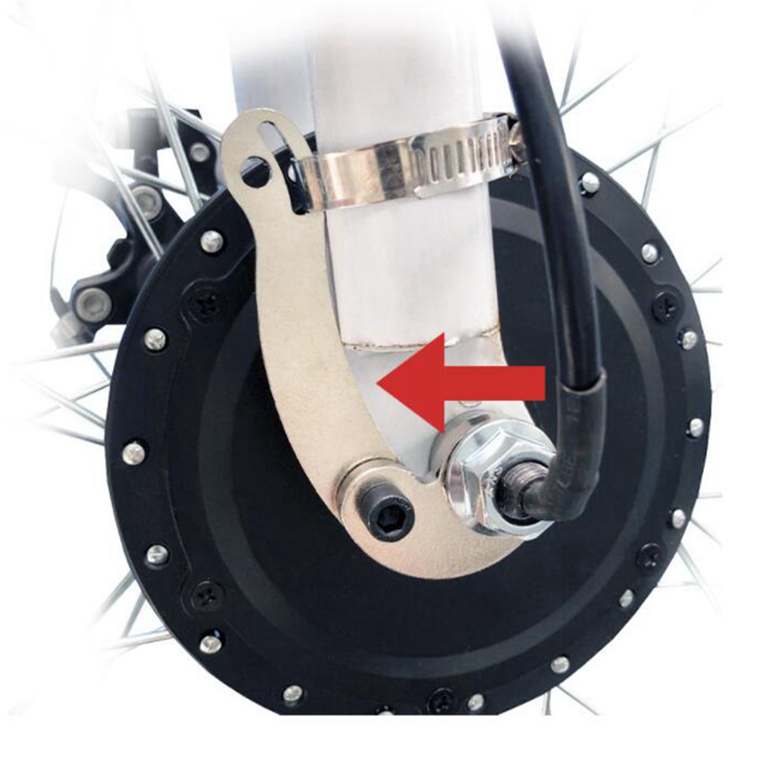 AA91 M16 Aksesori Lengan Torsi - 8000W Stealth Bomber Ebike ulasan dan harga