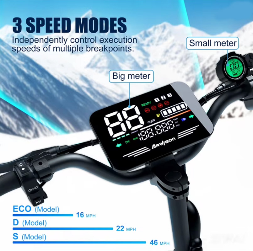 Skuter Listrik Dewasa Arwibon  - 60V 5600W Dual Motor Electric Scooter ulasan dan harga