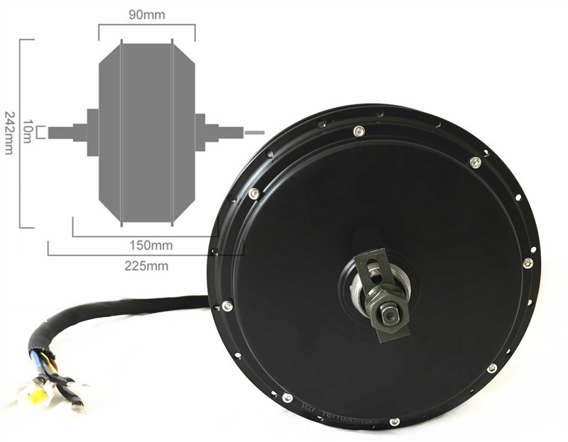 Kit Roda Belakang Sepeda Motor - Electric Motorcycle Conversion Kit 72V ulasan dan harga