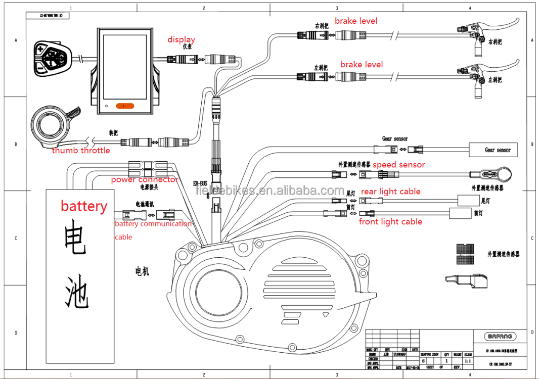 Kit Motor Tengah Bafang Ultra  - Bafang M620 Ultra Motor Kit ulasan dan harga