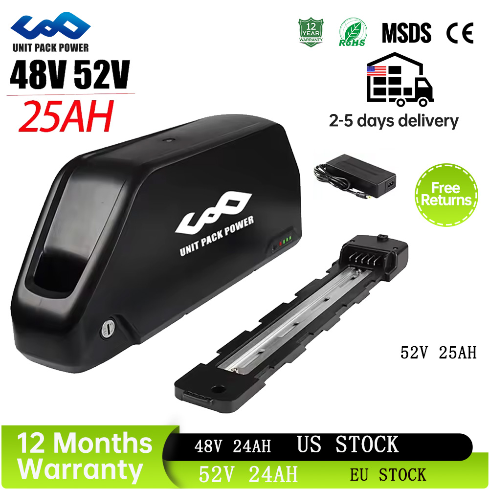Baterai EBike Downtube 52V 25A - 60V 30Ah Electric Scooter Battery ulasan dan harga