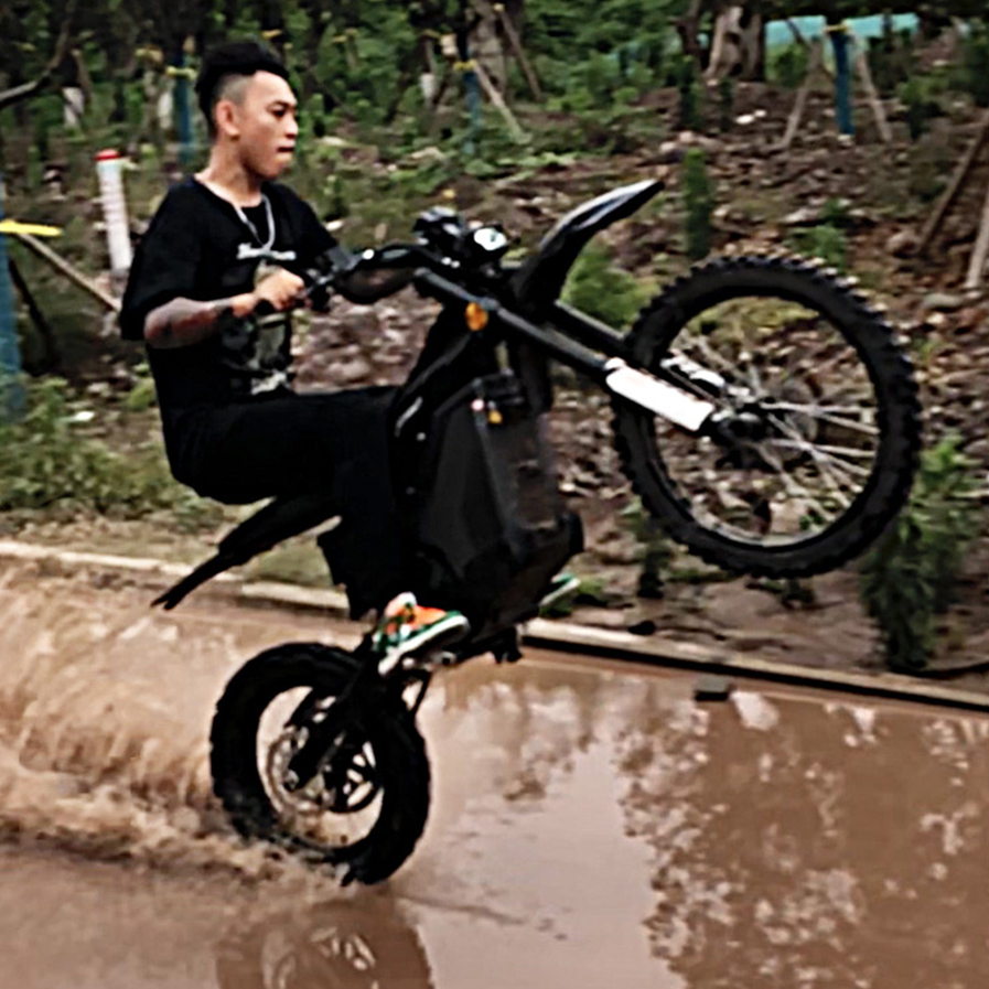 Sepeda Motor Listrik Trail STL - 72V 12000W Electric Dirt Bike ulasan dan harga