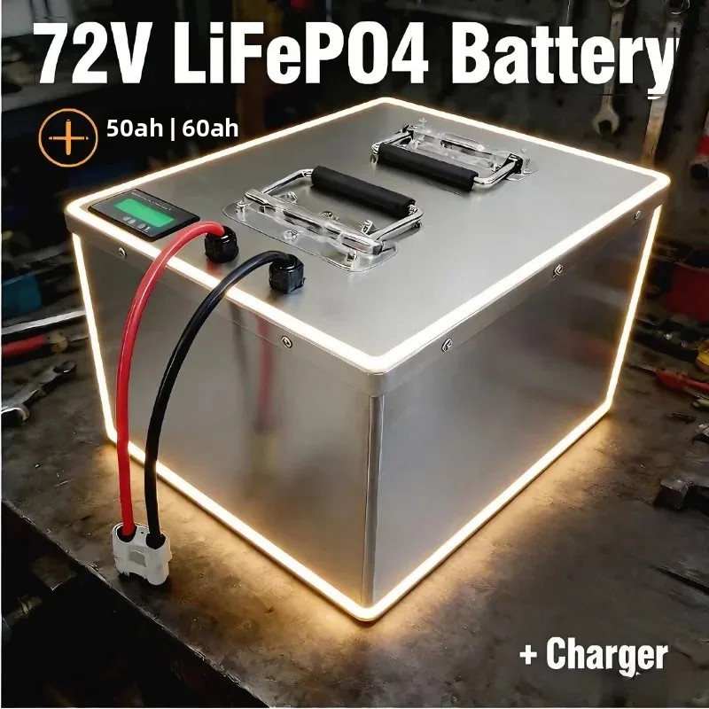 Paket baterai isi ulang lithiu - 72V 60Ah Lifepo4 Battery Pack ulasan dan harga